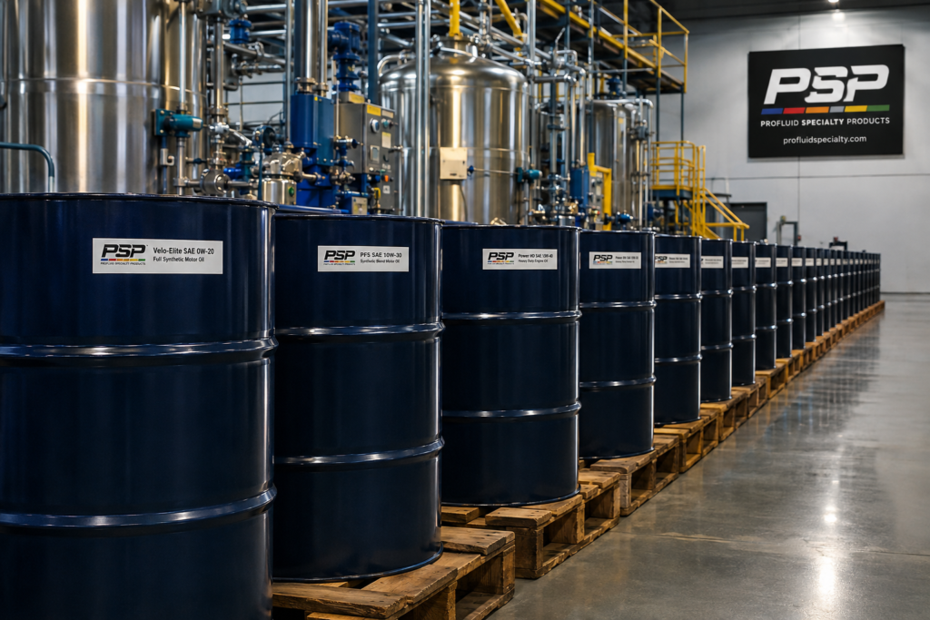 ProFluid Oil Drums Row